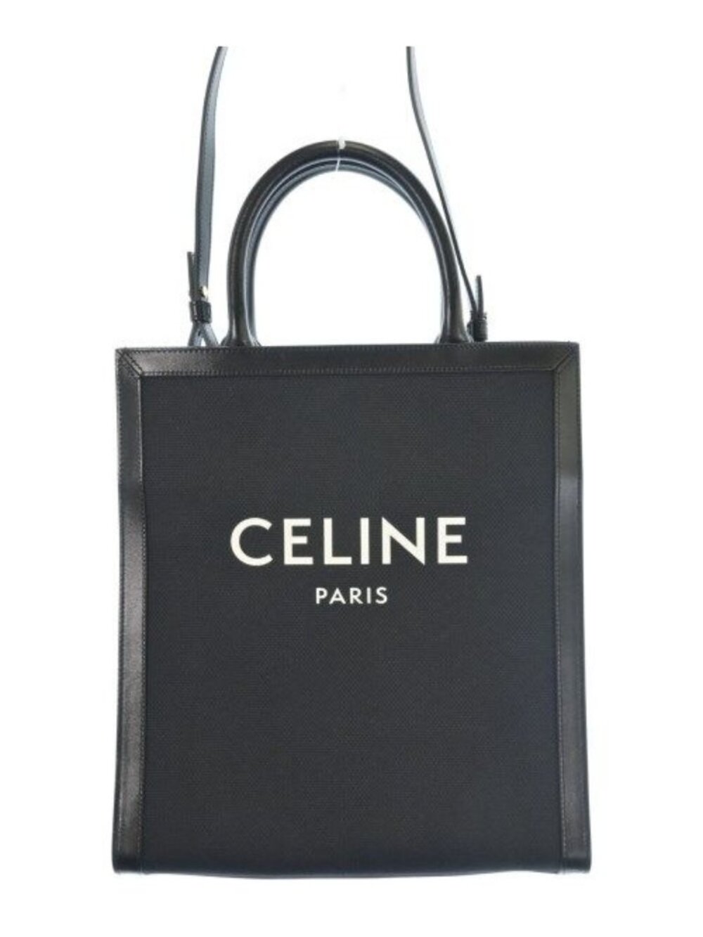 Celine Vertical Cabas Small Tote Bag Black
